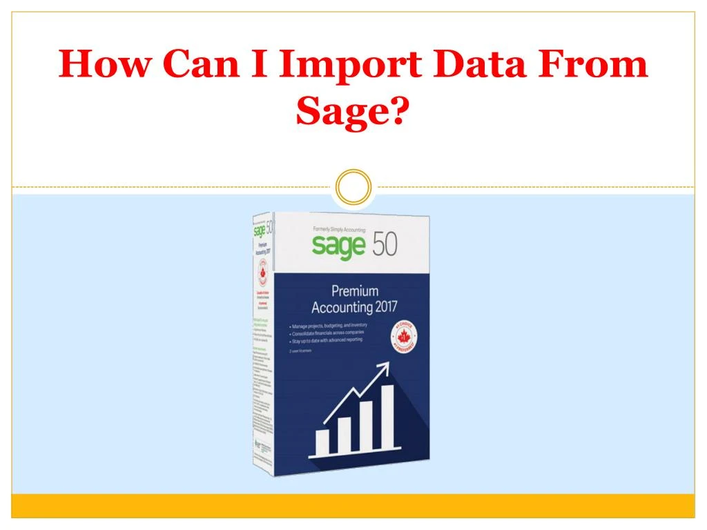 how can i import data from sage