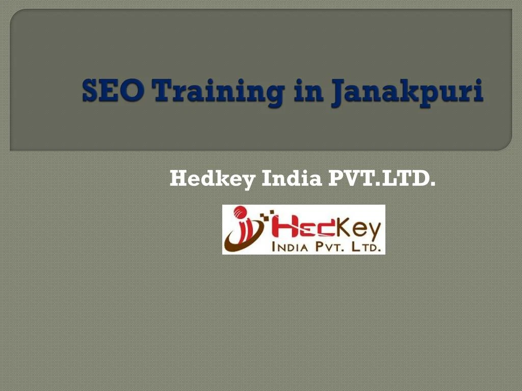 seo training in janakpuri