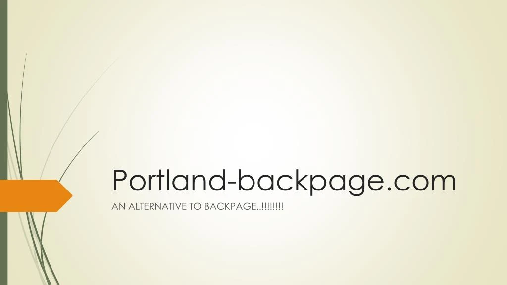 portland backpage com