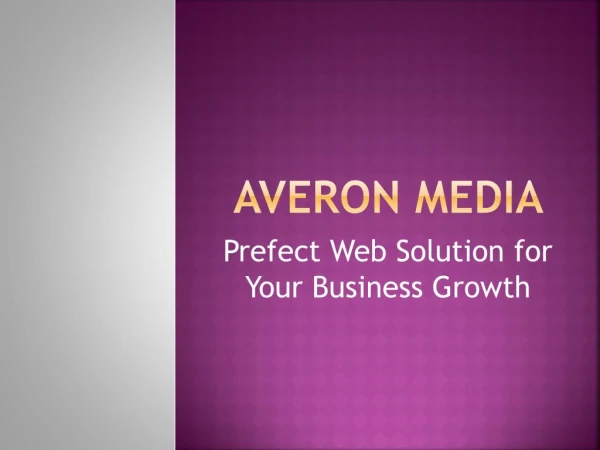 Web Designing Company In Pune | Averon Media