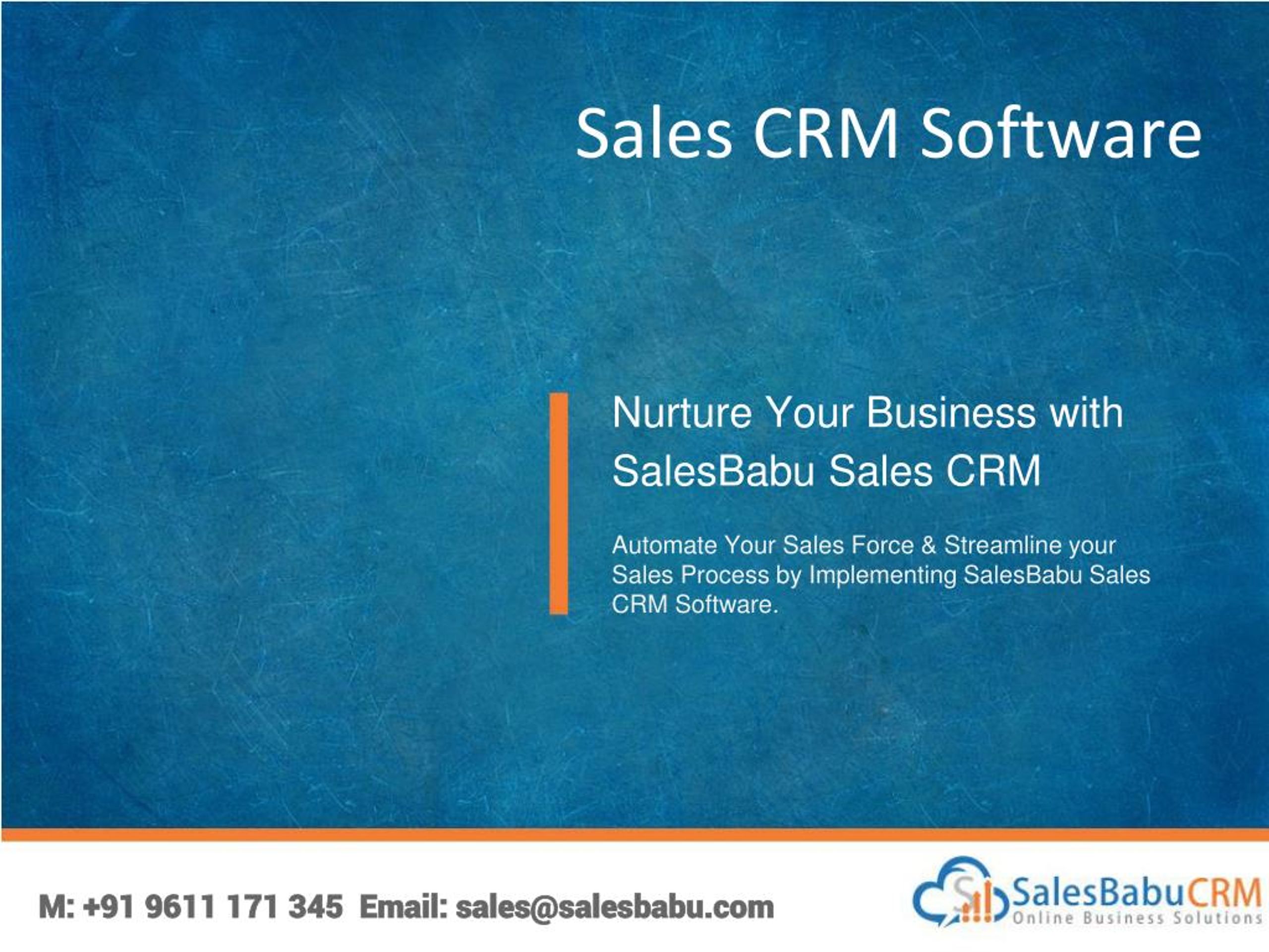 PPT - Sales CRM Software PowerPoint Presentation, free download - ID ...