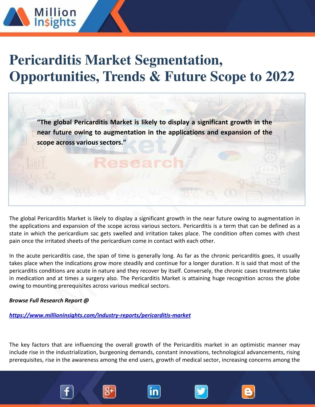 pericarditis market segmentation opportunities