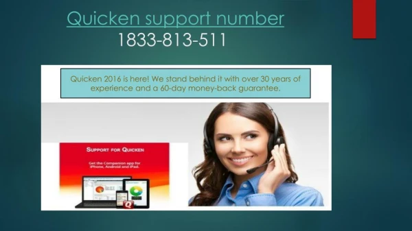 quicken support phone number 1833-813-5111
