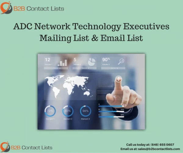 ADC Network Technology Executives Mailing Lists