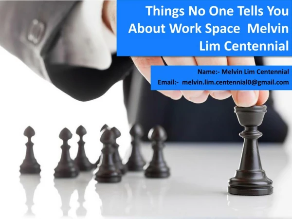 Things No One Tells You About Work Space - $Centennial Business Suites Melvin Lim
