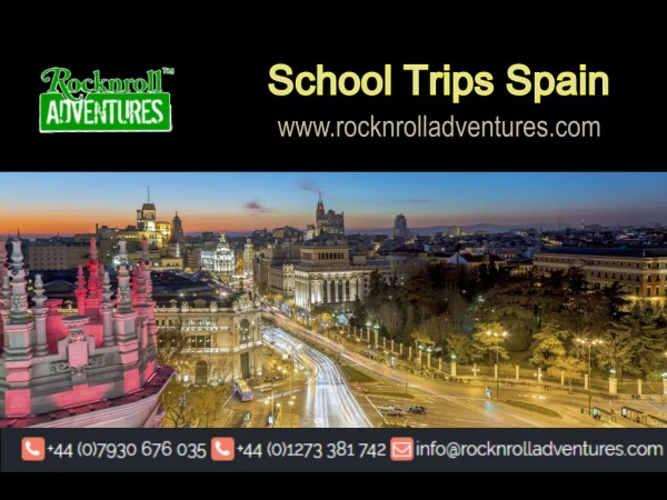 School Trips Spain for Students | Book Online