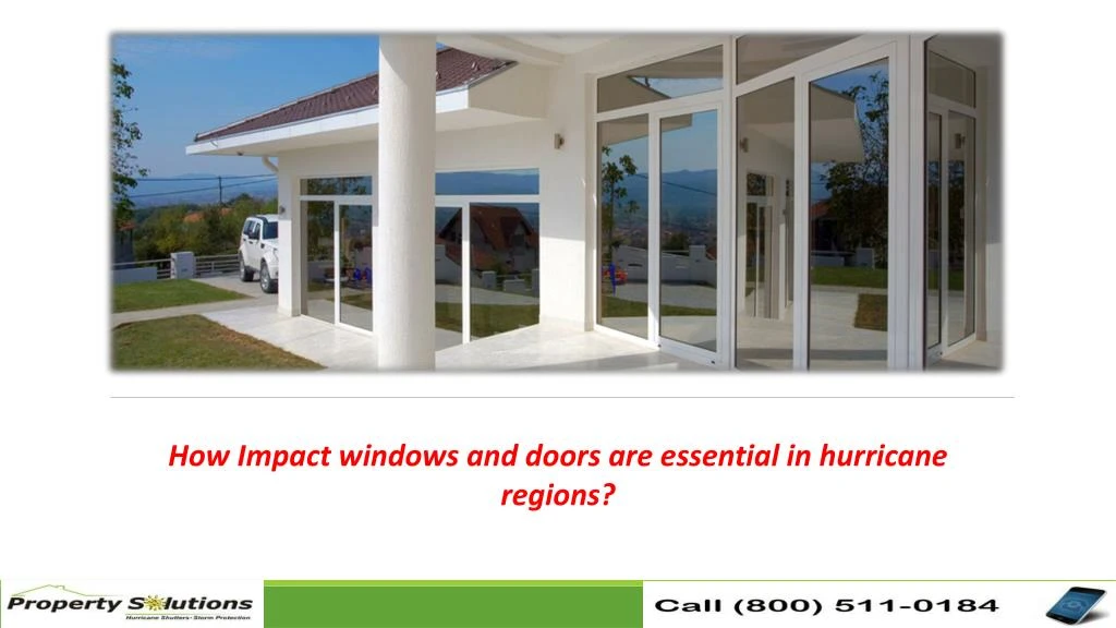 how impact windows and doors are essential