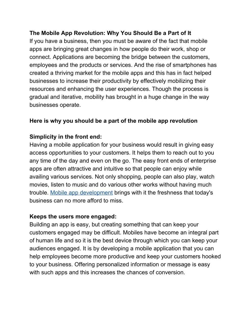 the mobile app revolution why you should