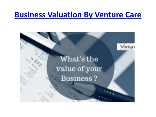 Business Valuation Companies in India | Business valuation method consultant