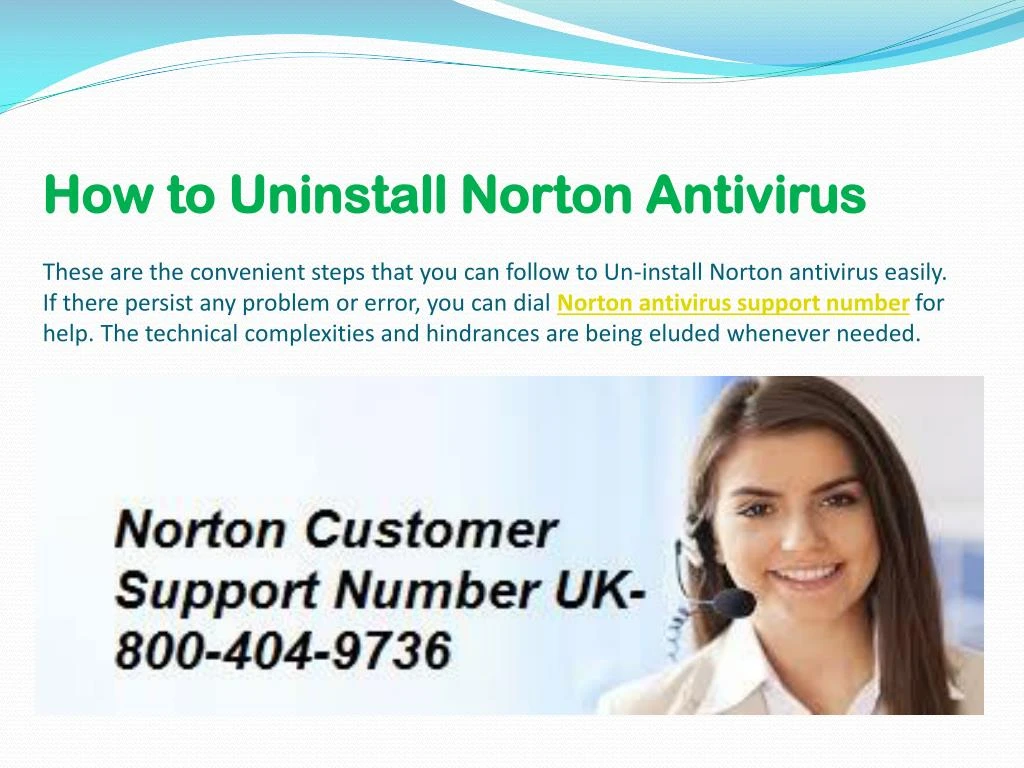 how to uninstall norton antivirus these