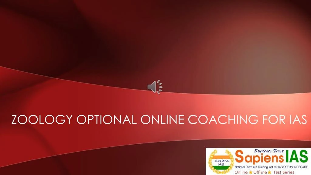 zoology optional online coaching for ias