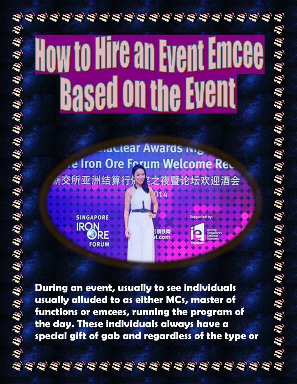 during an event usually to see individuals