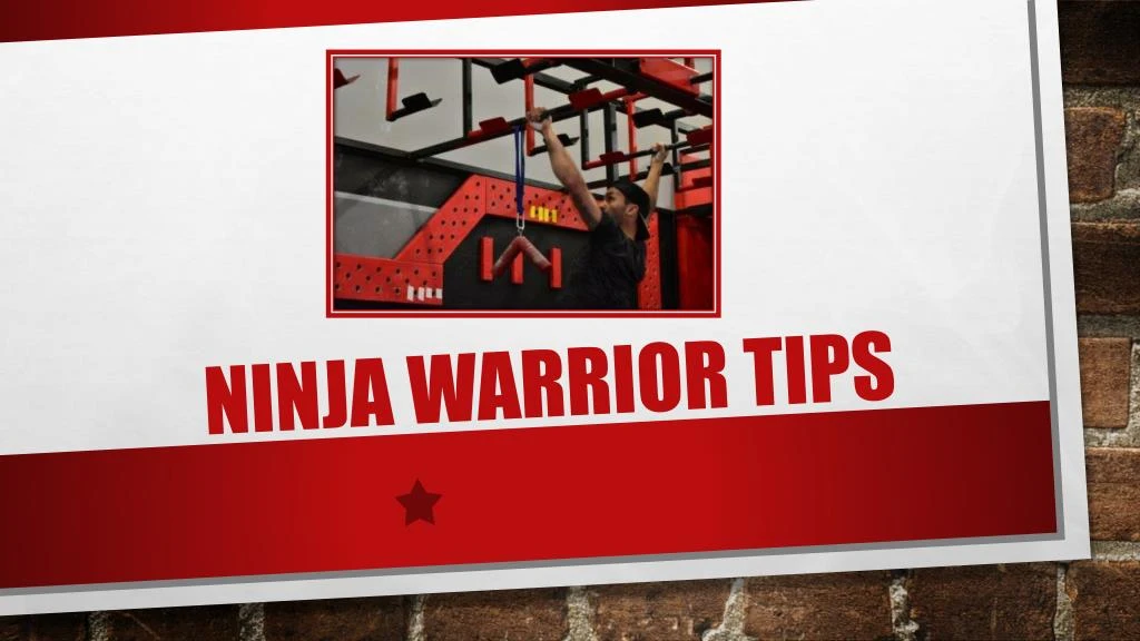 ninja warrior tips