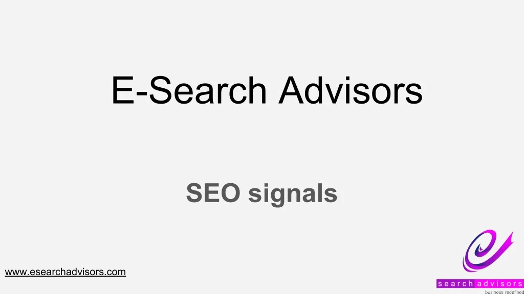 e search advisors