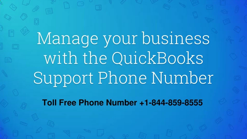 manage your business with the quickbooks support