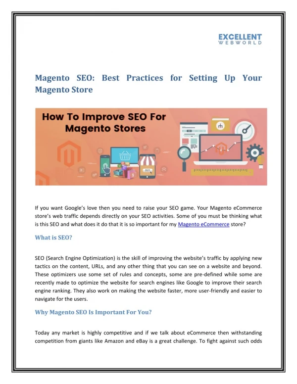 Magento SEO: Best Practices for Setting Up Your Magento Store