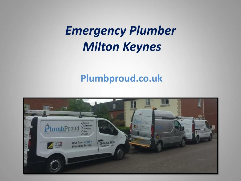 emergency plumber milton keynes