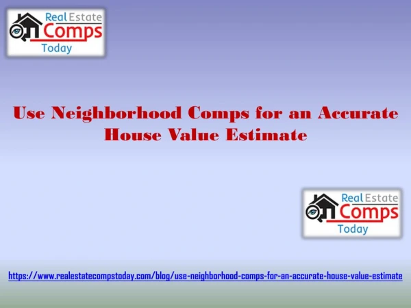 Estimated Home Values by Address