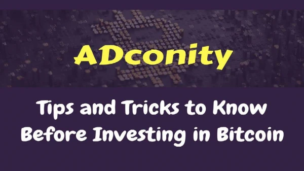 Bitcoin Advertising Platform | ADconity