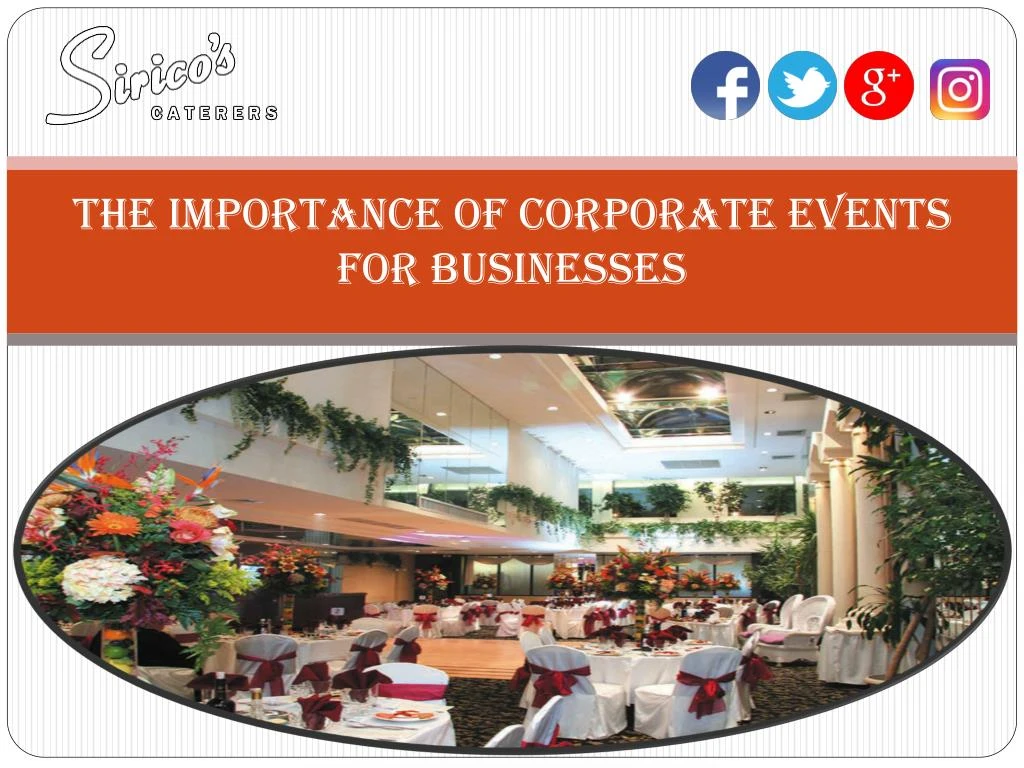 the importance of corporate events for businesses