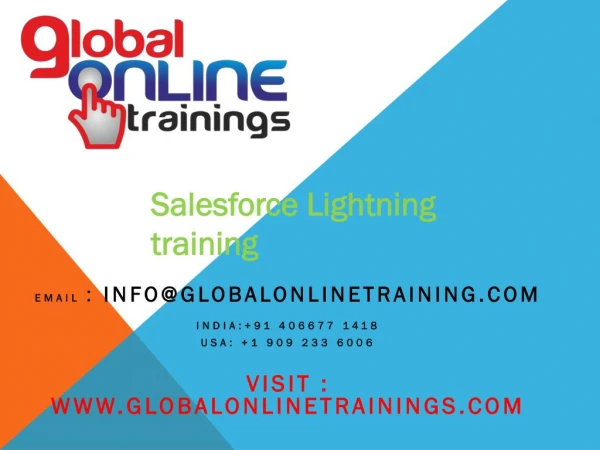 Salesforce lightning training |Salesforce lightning developer training
