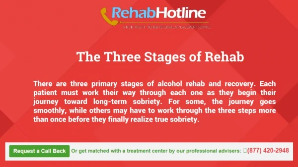 The Three Stages of Rehab