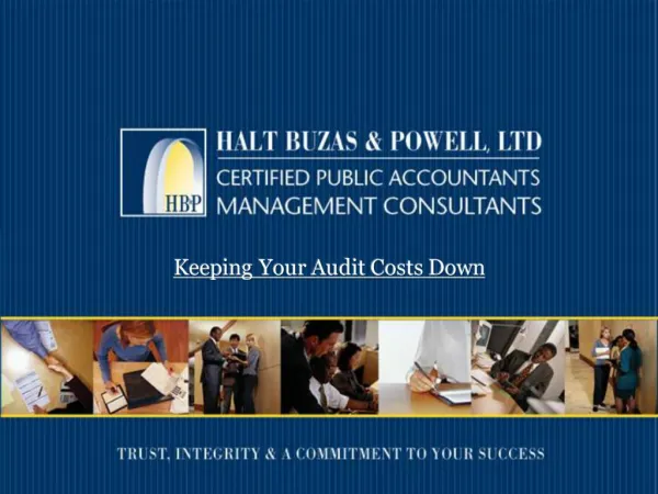 Keeping Your Audit Costs Down