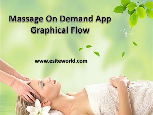 Massage On Demand App Graphical Flow