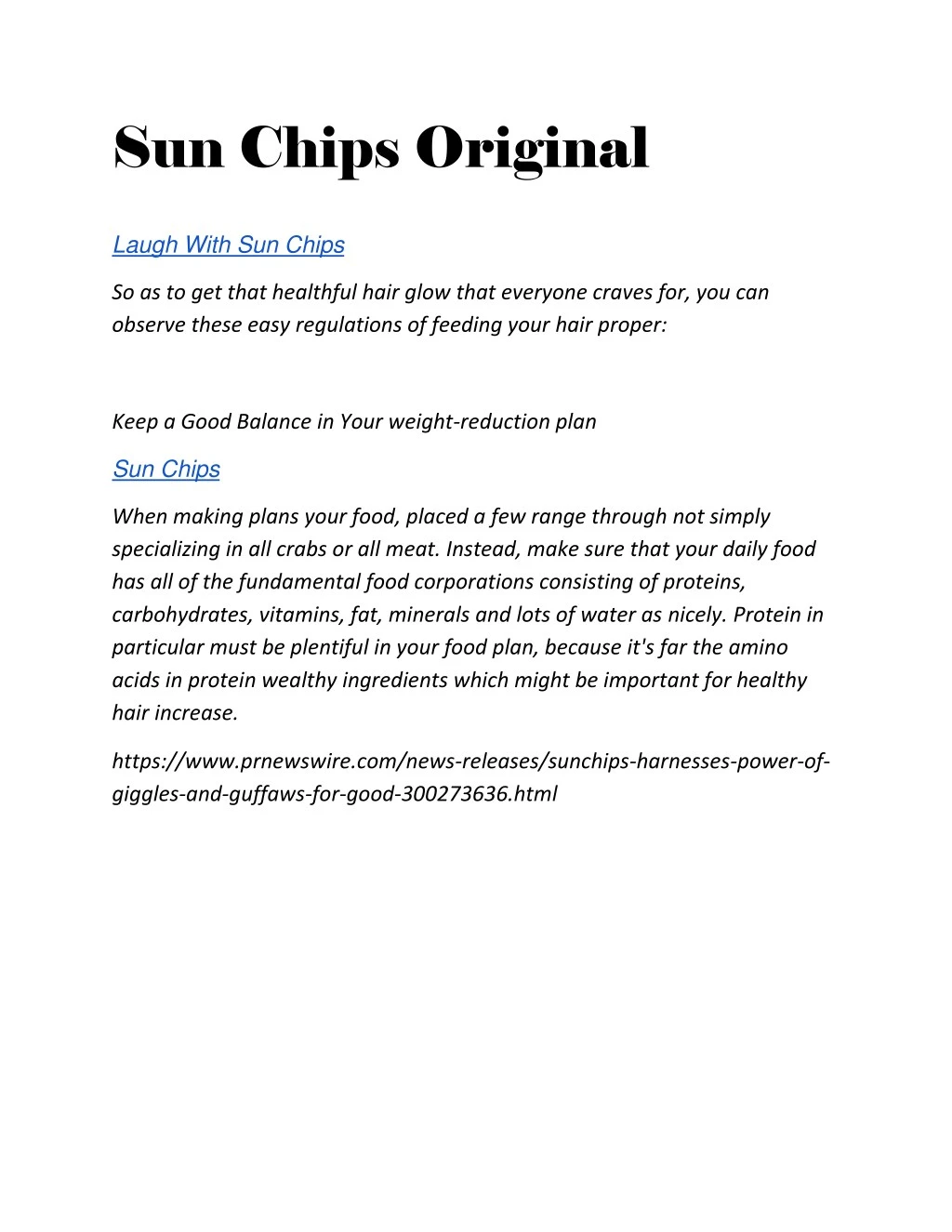 sun chips original