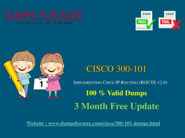 Cisco 300-101 dumps With 100% Passing Guarantee