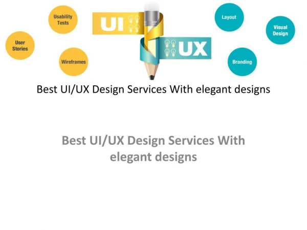 Best UI ux designing services india