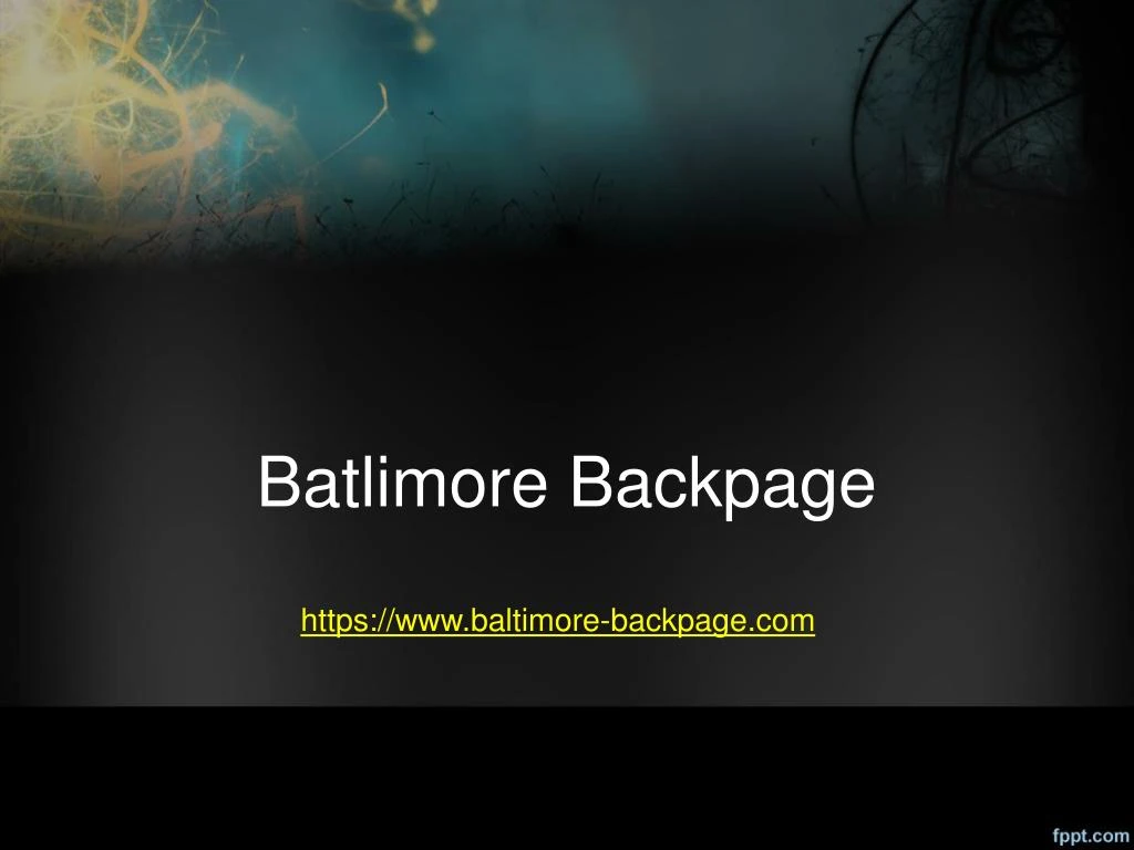 batlimore backpage