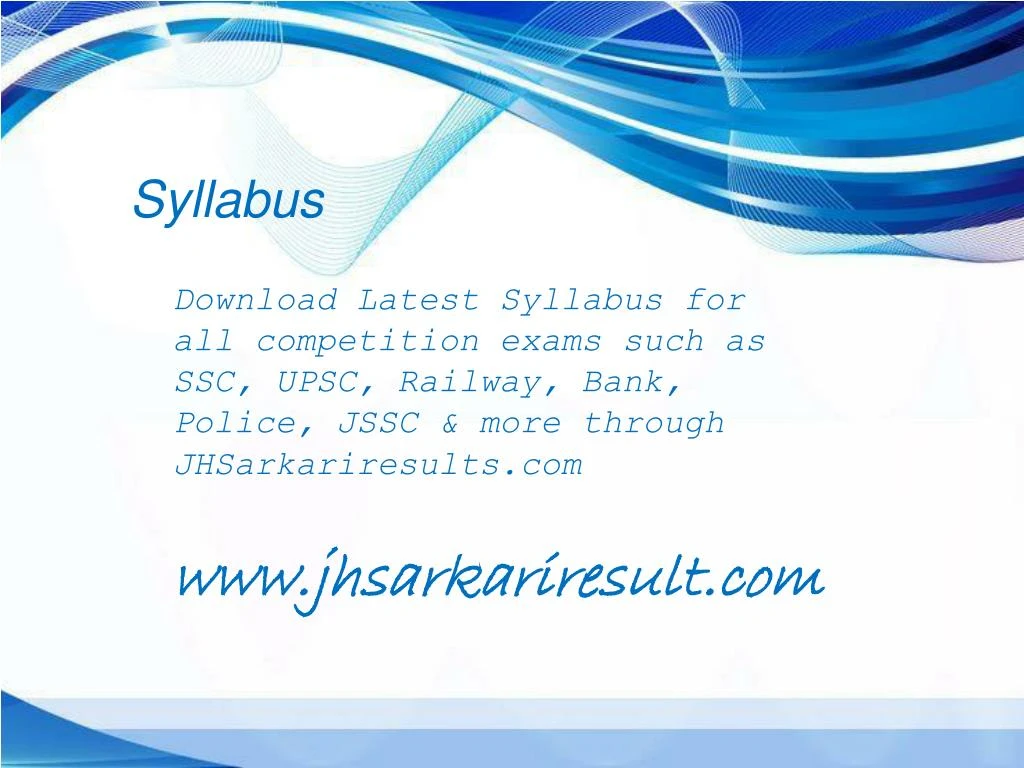 syllabus