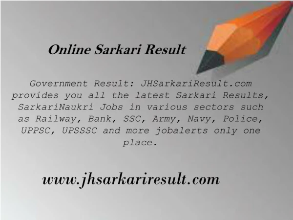 online sarkari result