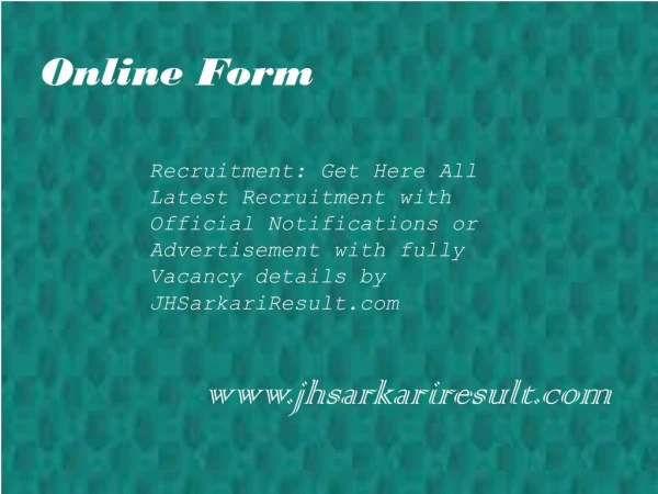 online form