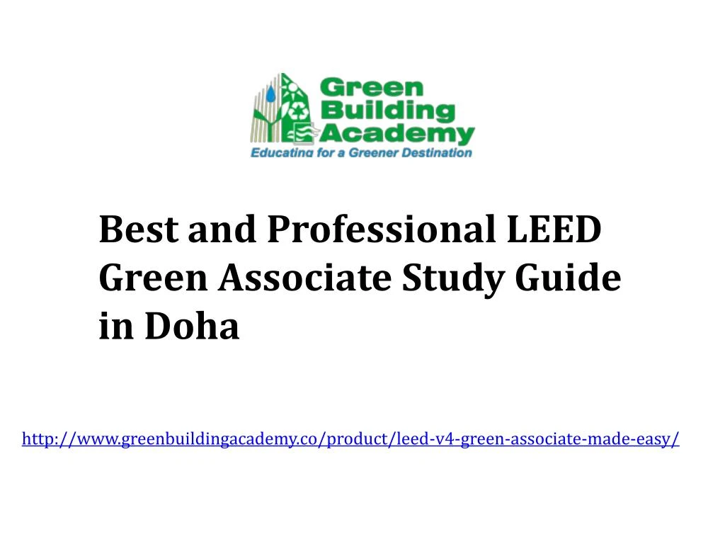 best and professional leed green associate study