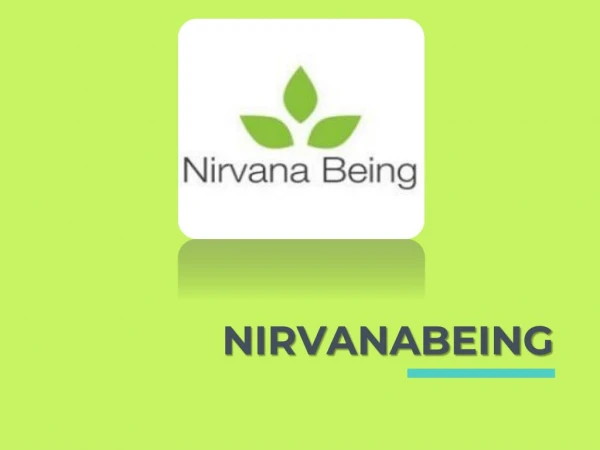 Nirvanabeing (List of products)