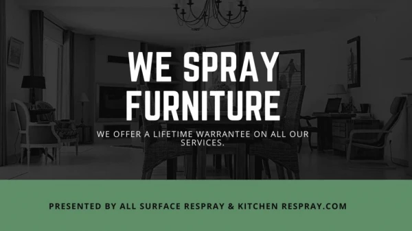 Spray Painting Furniture Ireland