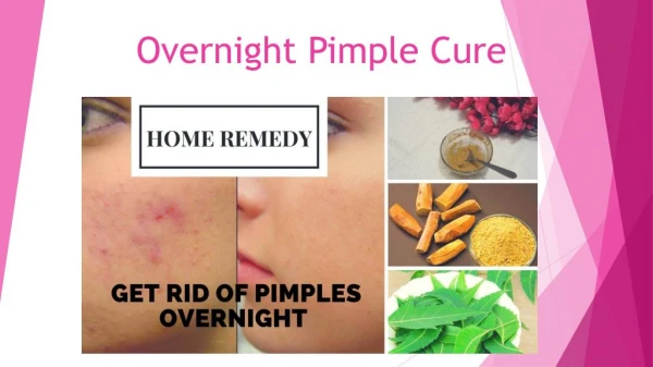 overnight pimple cure