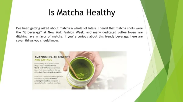 Is Matcha stronger than coffee?