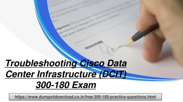 Free Cisco 300-180 Exam Sample Questions - Dumps4download.co.in