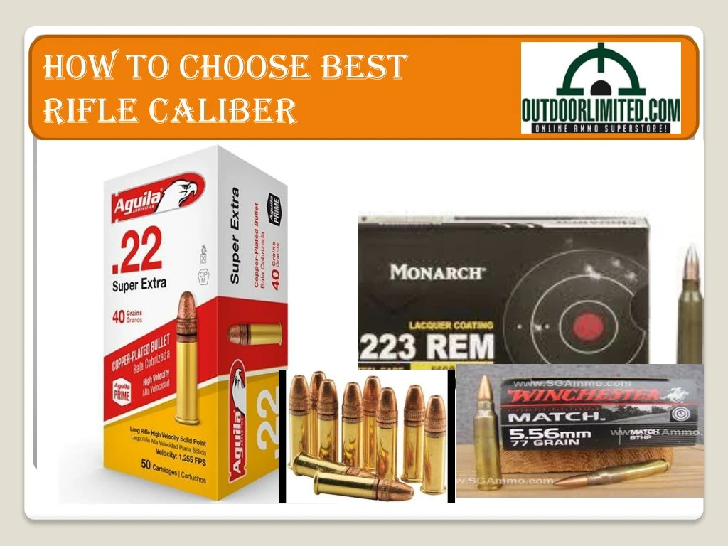 how to choose best rifle caliber