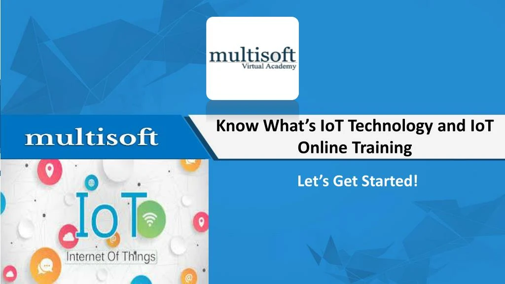 know what s iot technology and iot online training