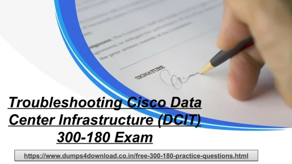 Get Update - Exam 300-180 Cisco -Question - Dumps4download.co.in