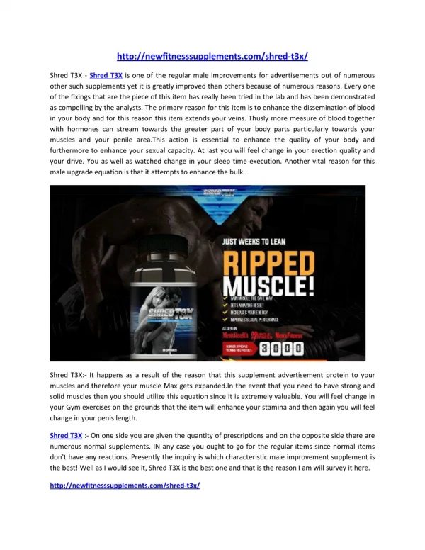 http://newfitnesssupplements.com/shred-t3x/