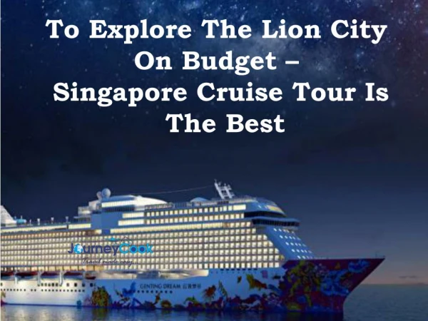 To Explore The Lion City On Budget – Singapore Cruise Tour Is The Best