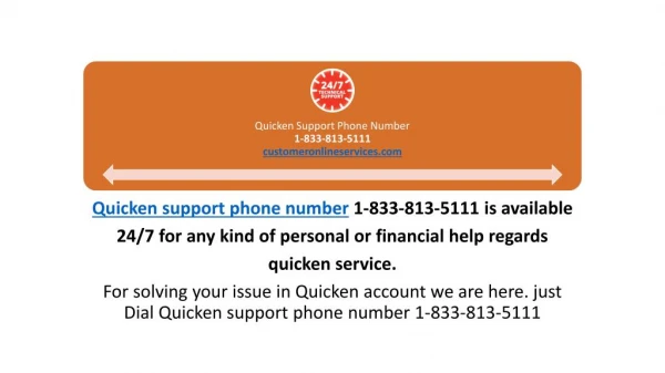 1-833-813-5111 | Get Rid off from Quicken account issue easily