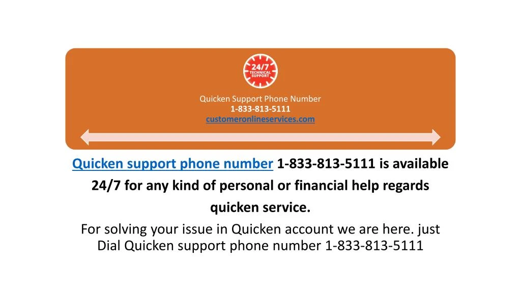 quicken support phone number 1 833 813 5111