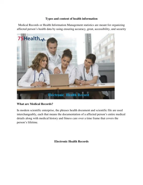 Electronic Health Record