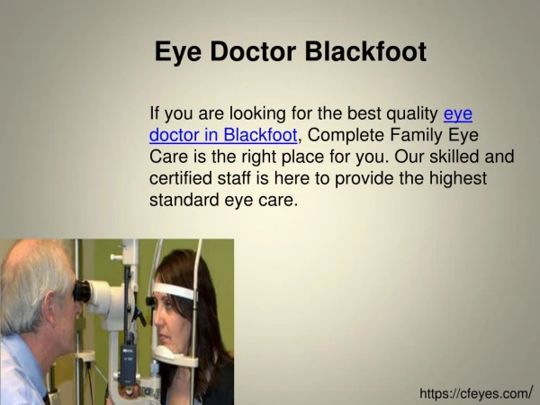 Eye Doctor Blackfoot